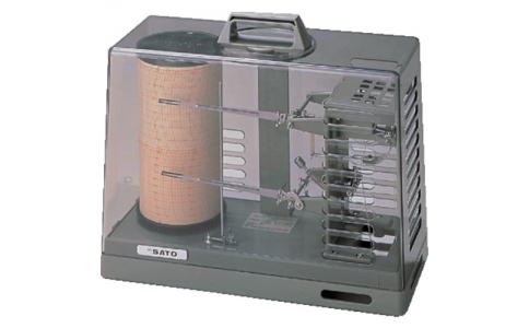 アズワン（株）  1-1014-01  ＡＳ　温湿度記録計ＮＳ２－Ｑ（クォーツ式）