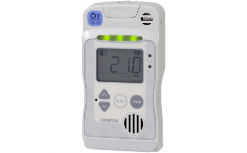 新コスモス電機（株）  KS-7O(SANSOROUEI-AC100V)  新コスモス　一体型酸素検知警報器（酸素漏洩検知用）ＡＣ１００Ｖ　端子台接続タイプ