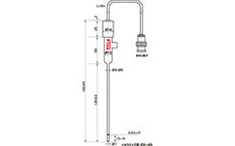 東京硝子器械（株）  000-65-35-07  ＴＧＫ　Ｆｉｎｅ　極細ｐＨガラス複合電極　ＧＲ－１０００Ｓ