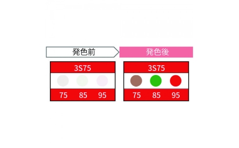 因幡電機産業（株）  3S75-JP  ＪＡＰＰＹ　サーモカラーセンサー（２０枚入り）
