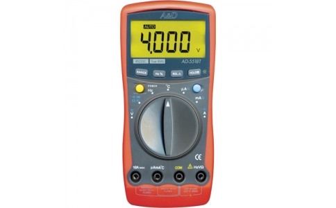 （株）エー・アンド・デイ  AD-5518T  Ａ＆Ｄ　【売切り廃番】Ａ＆Ｄ　デジタルマルチメータ