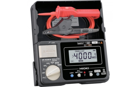 日置電機（株）  IR4053-11KOUSEISYOTUKI  ＨＩＯＫＩ　太陽光発電システム用絶縁抵抗計　ＩＲ４０５３－１１　校正証明書付
