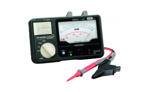 日置電機（株）  IR4032-10KOUSEISYO-TRACETUKI  ＨＩＯＫＩ　アナログ絶縁抵抗計（３レンジ）　ＩＲ４０３２－１０　校正証明書・トレサ付