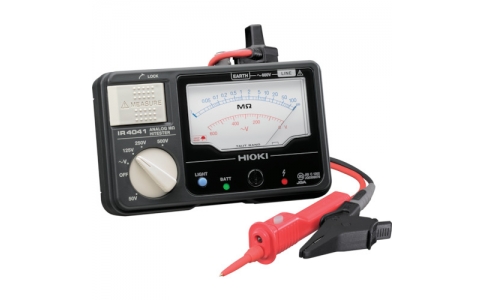 日置電機（株）  IR4041-11TRACETUKI  ＨＩＯＫＩ　アナログ絶縁抵抗計（４レンジ）　ＩＲ４０４１－１１　トレサ付