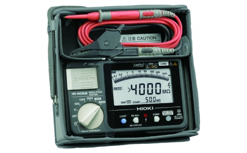 日置電機（株）  IR4052-10KOUSEISYO-TRACETUKI  ＨＩＯＫＩ　デジタル絶縁抵抗計（５レンジ）　ＩＲ４０５２－１０　校正証明書・トレサ付