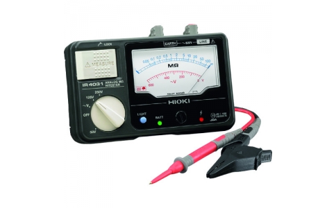 日置電機（株）  IR4031-10TRACETUKI  ＨＩＯＫＩ　アナログ絶縁抵抗計（３レンジ）　ＩＲ４０３１－１０　トレサ付