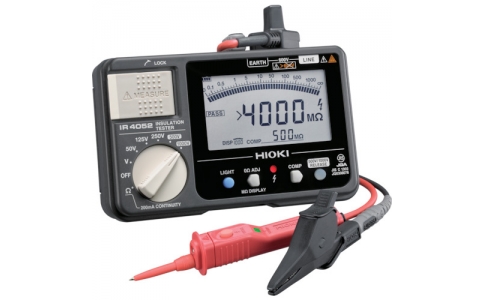 日置電機（株）  IR4052-11KOUSEISYO-TRACETUKI  ＨＩＯＫＩ　デジタル絶縁抵抗計（５レンジ）　ＩＲ４０５２－１１　校正証明書・トレサ付