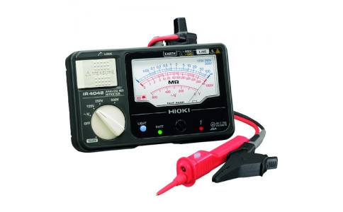 日置電機（株）  IR4042-11SEISEKITUKI  ＨＩＯＫＩ　アナログ絶縁抵抗計（４レンジ）　ＩＲ４０４２－１１　成績表付