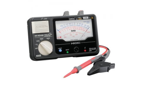 日置電機（株）  IR4042-10KOUSEISYO-TRACETUKI  ＨＩＯＫＩ　アナログ絶縁抵抗計（４レンジ）　ＩＲ４０４２－１０　校正証明書・トレサ付
