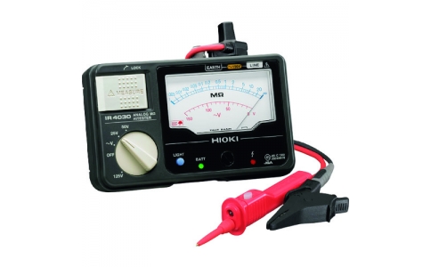 日置電機（株）  IR4030-11TRACETUKI  ＨＩＯＫＩ　アナログ絶縁抵抗計（３レンジ）　ＩＲ４０３０－１１　トレサ付