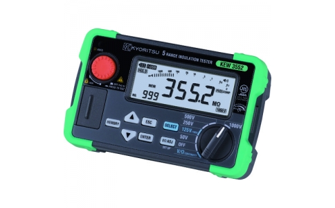 共立電気計器（株）  KEW3552  ＫＹＯＲＩＴＳＵ　デジタル絶縁抵抗計（６レンジ）