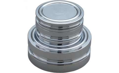 新光電子（株）  M2DB-100G  ＶｉＢＲＡ　Ｍ２ＤＢ－１００Ｇ：円盤分銅　黄銅クロムメッキ　１００Ｇ　Ｍ２級