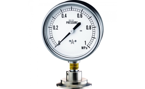 右下精器製造（株）  FE-1-0.1MPA  右下　隔膜式圧力計　ＦＥ型