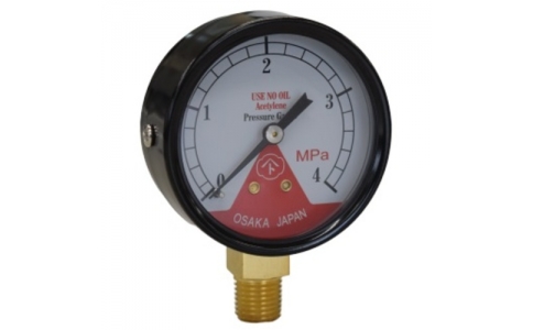 ヤマト産業（株）  GB24  ヤマト　溶断用圧力計　ＧＢ－２－４