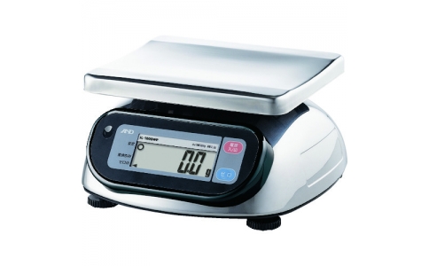 （株）エー・アンド・デイ  SL1000WP  Ａ＆Ｄ　防塵・防水デジタルはかりウォーターボーイ０．５ｇ／１０００ｇ