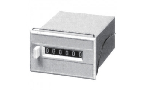 ライン精機（株）  MCH-6X AC200V  ライン精機　電磁カウンター（リセットツキ）６桁