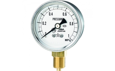 右下精器製造（株）  GLT-11-0.6MPA  右下　グリセリン入圧力計　圧力レンジ０～０．６ＭＰａ　接続部サイズＧ１／４Ｂ