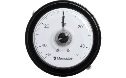 （株）山本電機製作所  WO81PCN0.1EH  マノスター　ＷＯ８１　パネル丸形　０．１ｋＰａ　水平