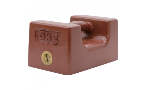 トラスコ中山（株）  M1RW-5KG  ＴＲＵＳＣＯ　Ｍ１級　鋳鉄製枕型分銅　５ｋｇ