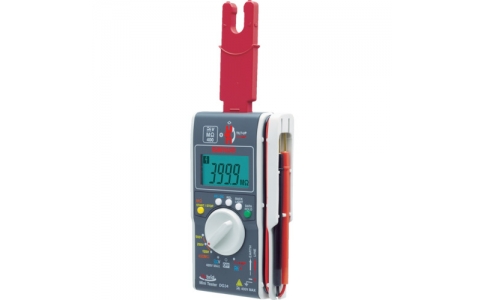 三和電気計器（株）  DG34  ＳＡＮＷＡ　ハイブリッドミニテスタ（３レンジ絶縁抵抗計＋クランプ）４００ＭΩ