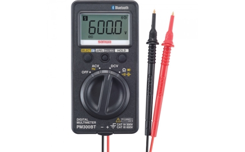 三和電気計器（株）  PM300BT  ＳＡＮＷＡ　【一時受注停止】ＳＡＮＷＡ　Ｂｌｕｅｔｏｏｔｈ対応ポケット型デジタルマルチメータ