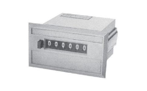 ライン精機（株）  MCR-5X AC100V  ライン精機　電磁カウンター（リセットツキ）５桁