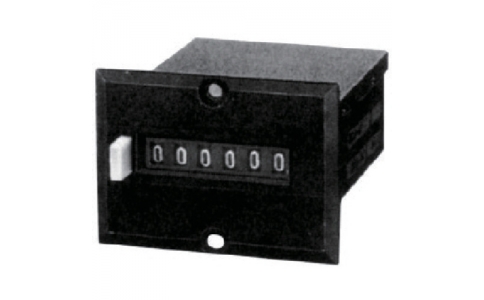ライン精機（株）  MCH-6P AC200V  ライン精機　電磁カウンター（リセットツキ）６桁