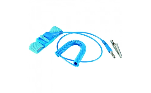 トラスコ中山（株）  CRWS-AS  ＴＲＵＳＣＯ　クリーンルーム対応リストストラップ（金属アレルギー対応）コード有効長１．８ｍ