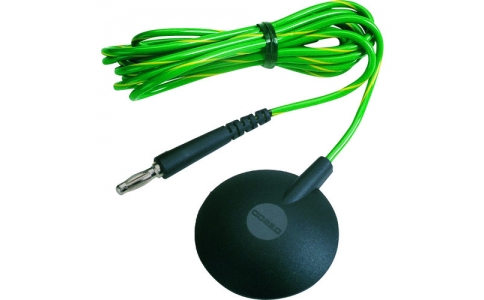 ＤＥＳＣＯ　ＪＡＰＡＮ（株）  09816  ＤＥＳＣＯ　コード、接地、フロアーマット、バナナジャック　抵抗なし、１．８３ｍ