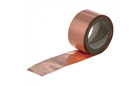 トラスコ中山（株）  TCD3510N  ＴＲＵＳＣＯ　導電性テープ０．０２ｔ　１０ｍｍＸ１０ｍ　粘着テープ付き