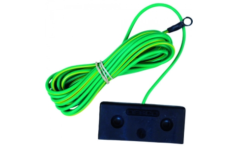 ＤＥＳＣＯ　ＪＡＰＡＮ（株）  09835  ＤＥＳＣＯ　コード　４ヶ所共用接地　バナナジャック　抵抗なし　３．０５ｍ