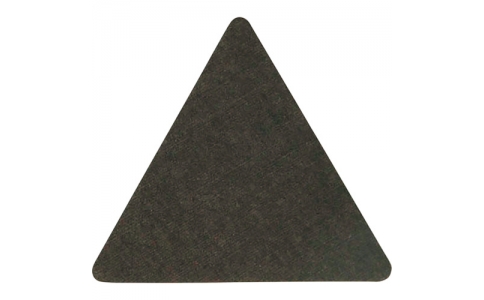 （株）日本緑十字社  354031  緑十字　静電気軽減シート　微小吸盤タイプ（貼り替え可能）　ＥＰＴ－１　７０ｍｍ三角