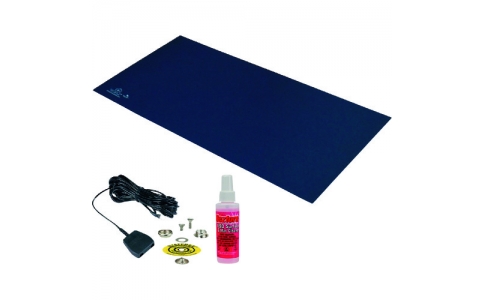 ＤＥＳＣＯ　ＪＡＰＡＮ（株）  66425  ＤＥＳＣＯ　静電気拡散性ラバーマット　Ｔ２プラス　ダークブルー　キット　１．５ｍｍ　ｘ　６００ｍｍ　ｘ　９００ｍｍ