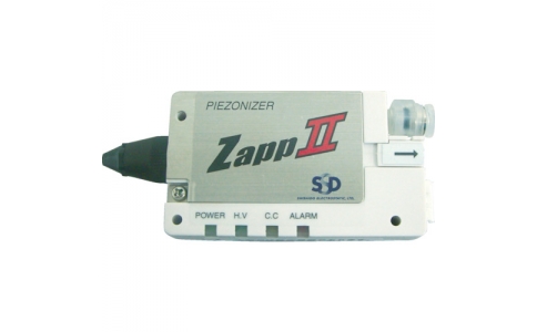 シシド静電気（株）  ZAPP2  シシド　超小型圧電トランス内蔵高周波小型イオナイザ　ノズルタイプ