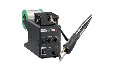 太洋電機産業（株）  FD-110-0.6  グット　Ｖ溝加工機能付はんだ送り装置　φ０．６はんだ用