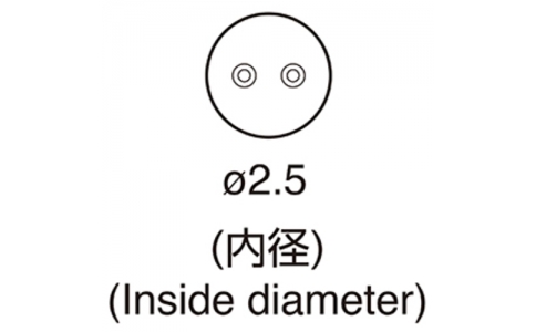 白光（株）  A1190  白光　ノズル　シングル２本　２．５ｍｍＸ９．５ピッチ