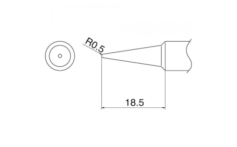 白光（株）  T19-B  白光　こて先　Ｂ型
