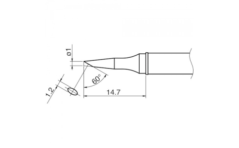 白光（株）  T31-01BC1  白光　こて先／１ＢＣ型
