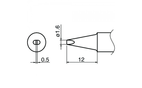 白光（株）  T33-SSD16  白光　こて先／ＳＳＤ５型