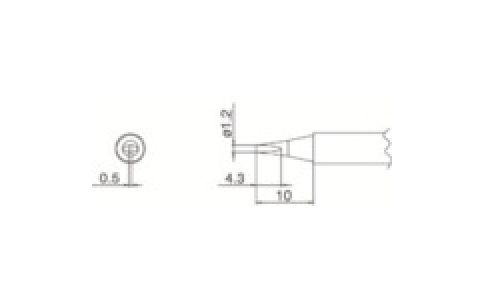 白光（株）  T7-D12  白光　こて先　１．２Ｄ型