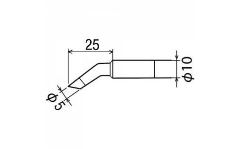 太洋電機産業（株）  PX40RT5CJ  グット　ＰＸ４用　替こて先　５ＣＪ