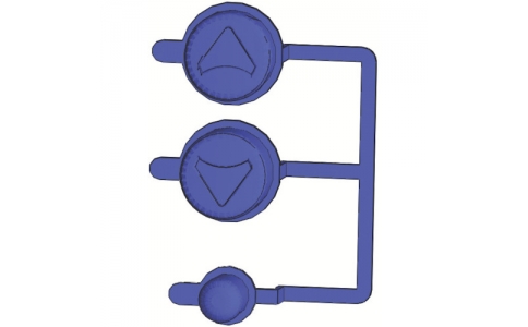 白光（株）  B3647  白光　ボタン