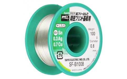 太洋電機産業（株）  SF-B1008  グット　鉛フリー精密プリント基板用はんだ１００ｇ
