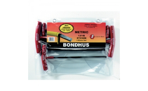 ボンダス・ジャパン（株）  BTX50M  ボンダス　ボールポイント六角Ｔ－ハンドル　セット５本組（４－１０ｍｍ）