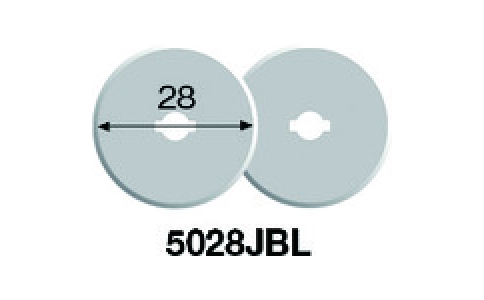 貝印カミソリ（株）  5028JBL  貝印カミソリ　カッターナイフ替刃　丸刃２８ミリ２枚入り