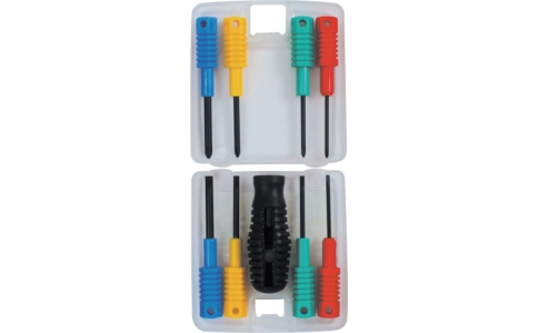 （株）イチネンアクセス　ツール事業部  13936  ＴＨＲＥＥＡＸＩＳ　８本組ドライバー組