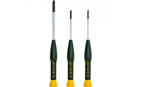 ボンダス・ジャパン（株）  5390  ボンダス　ＥＳＤ精密ドライバー（静電気防止）　３本セット