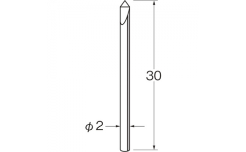 日本精密機械工作（株）  Q6013  リューター　超硬タガネ彫刻用Ｑ６０１３