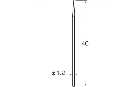 日本精密機械工作（株）  Q6301  リューター　超硬ヘラ（仕上げ用）Ｑ６３０１