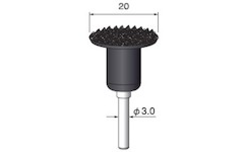 アルゴファイルジャパン（株）  AT167  アルゴファイル　マジックゴムパッド　Φ２０　ブラック　Φ３軸